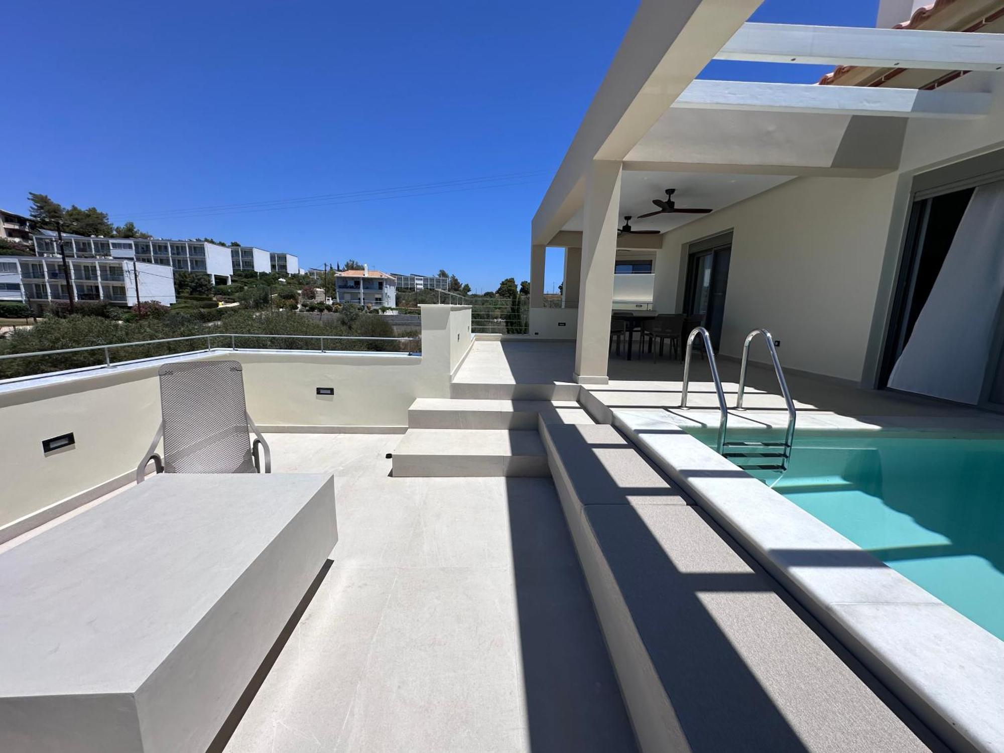 Luxury Houses With Private Pools In Porto Heli By Goutos Properties ภายนอก รูปภาพ